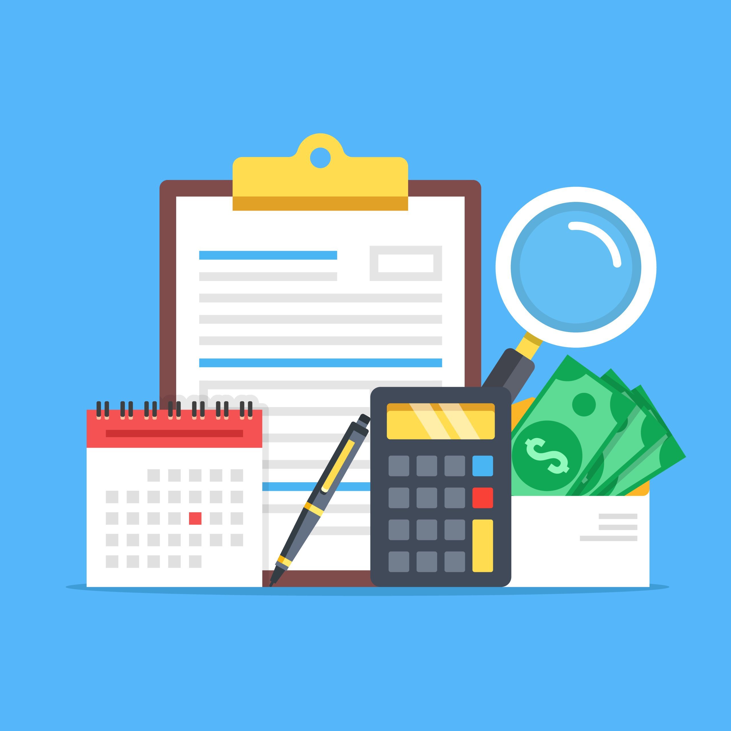Payroll.,Expenses,,Salary,Calculation,Concept.,Flat,Design,Graphic,Elements,,Flat